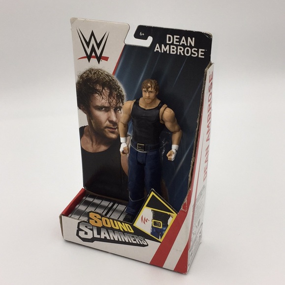 2018 WWE Sound Slammers Dean Ambrose Wrestler Action Figure Battle Sounds - Picture 10 of 13
